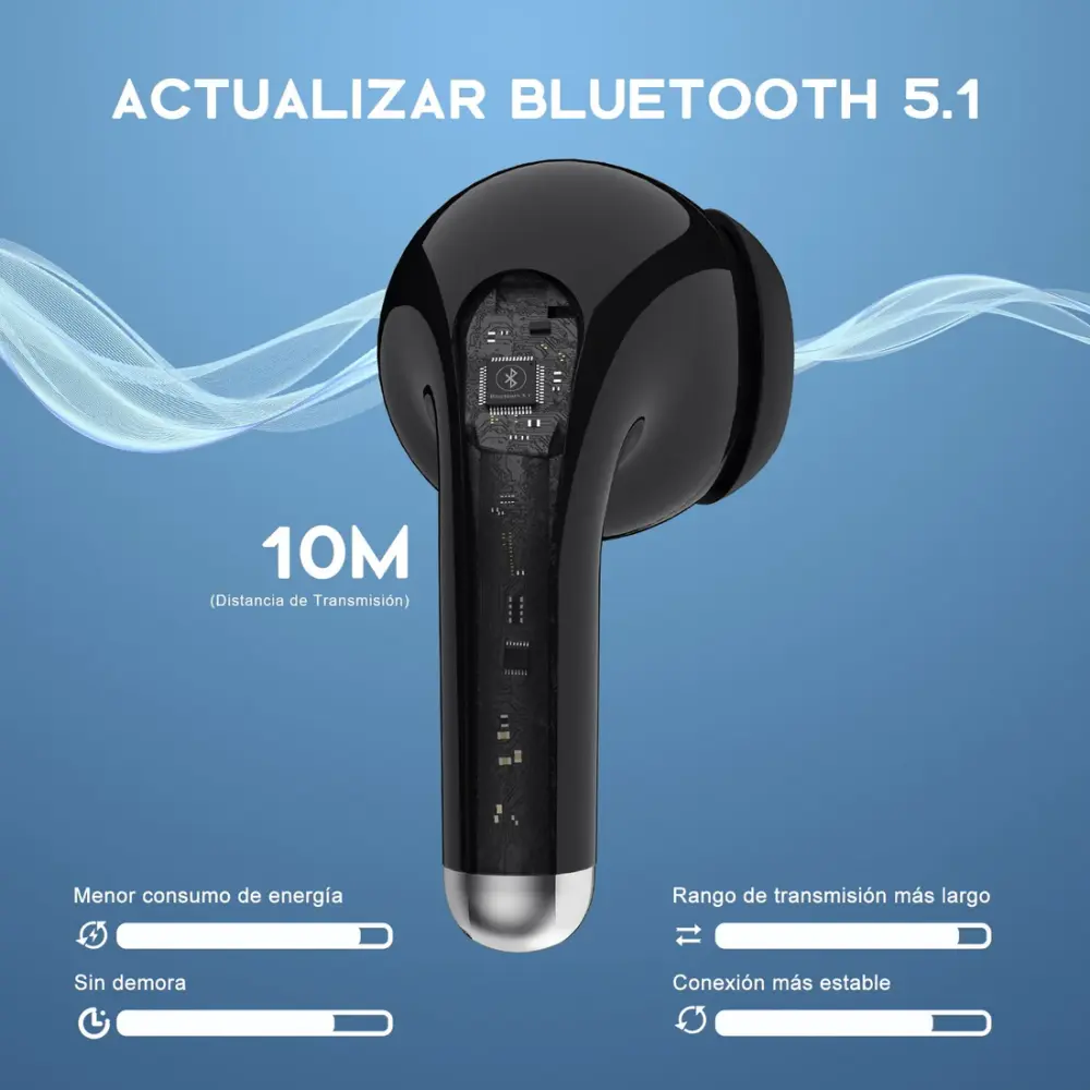Audífonos Bluetooth 5.1 AUT203 1HORA - Image 2