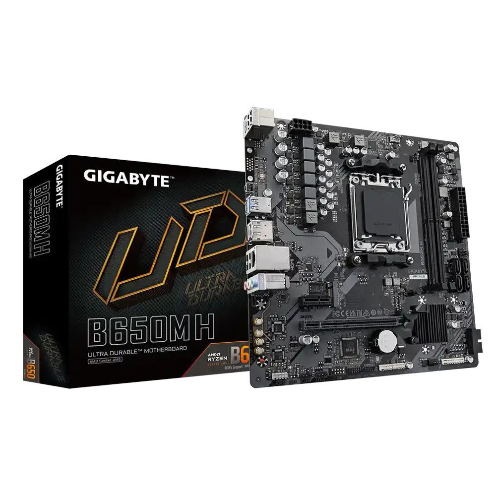Gigabyte B650M H Micro-ATX AM5 DDR5 2xM.2 PCIe 4.0