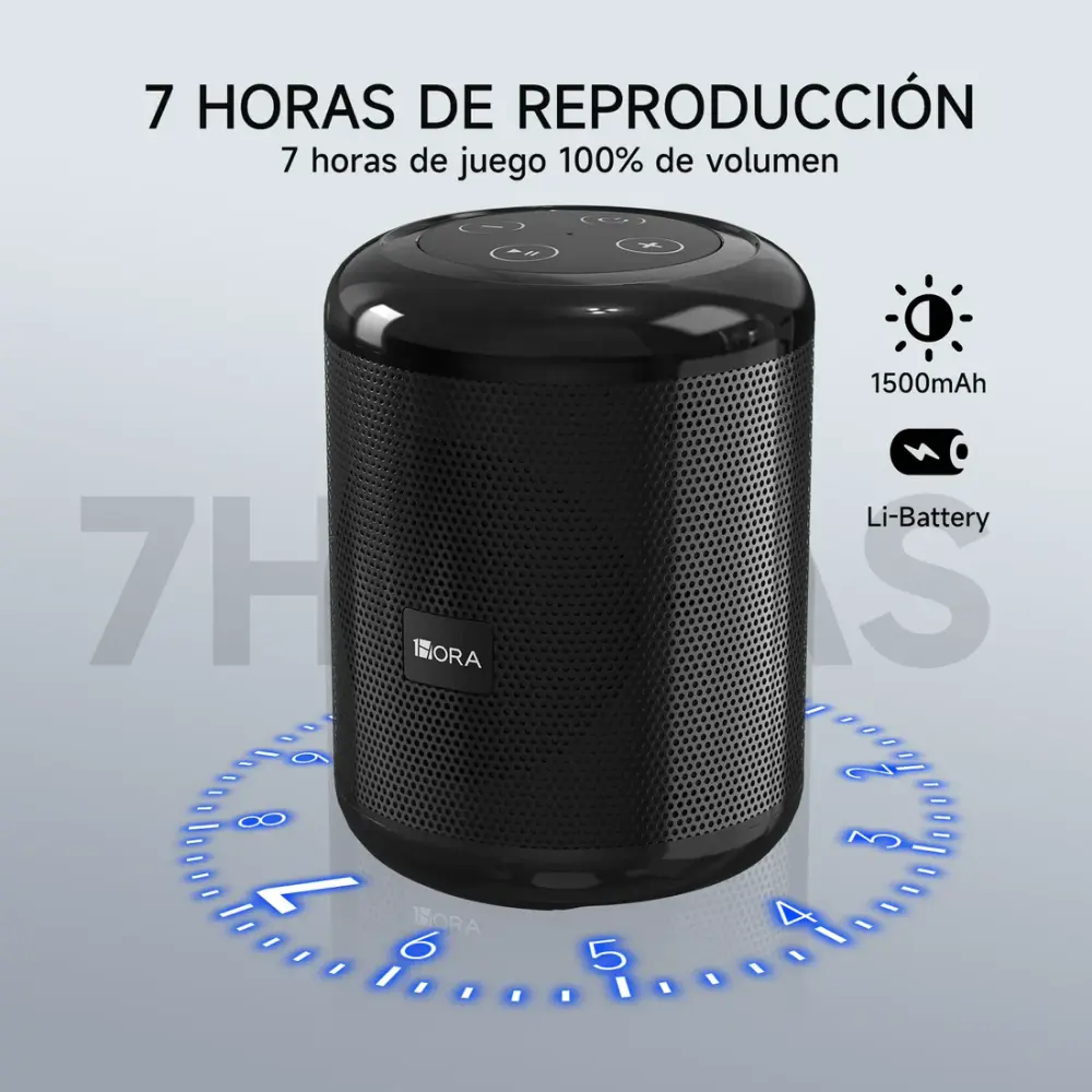 Bocina Bluetooth Portátil BOC062 1HORA - Image 4