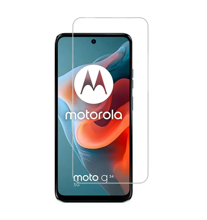 Mica Moto G34 - Protector de pantalla cristal templado 2.5D 9H