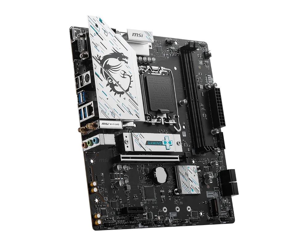 MSI GAMING B760M WIFI Micro-ATX LGA1700 DDR5 2xM.2 PCIe 4.0 WiFi 6E - Image 2