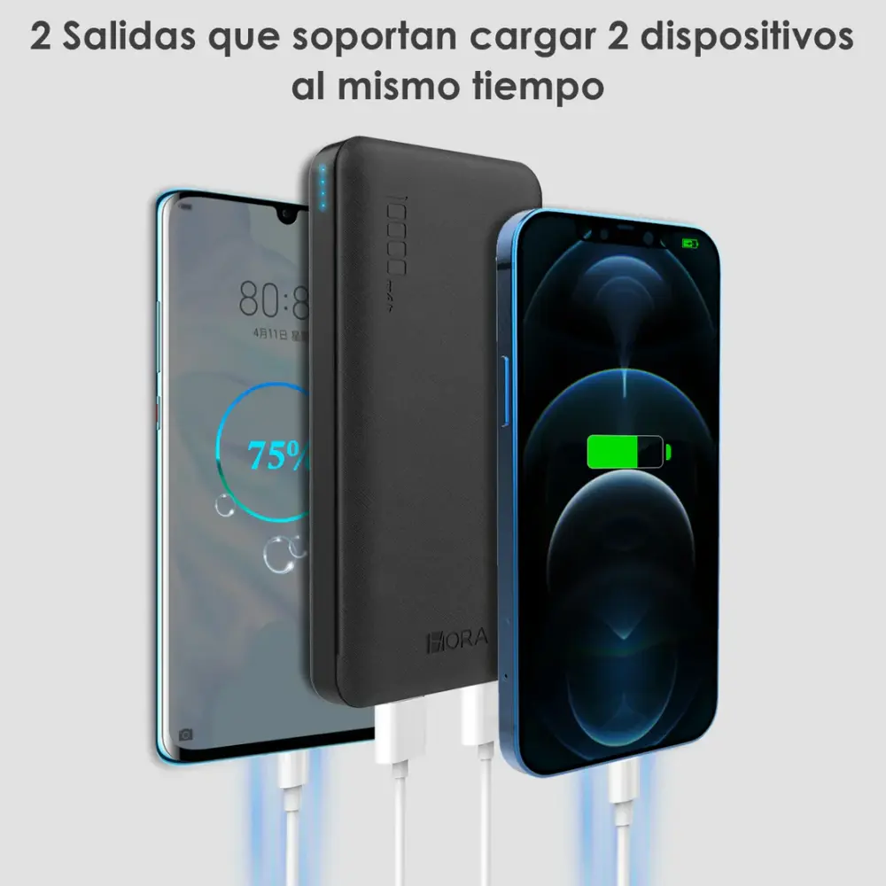 Power bank 10,000mAh 2.1A - GAR094 1HORA - Image 3