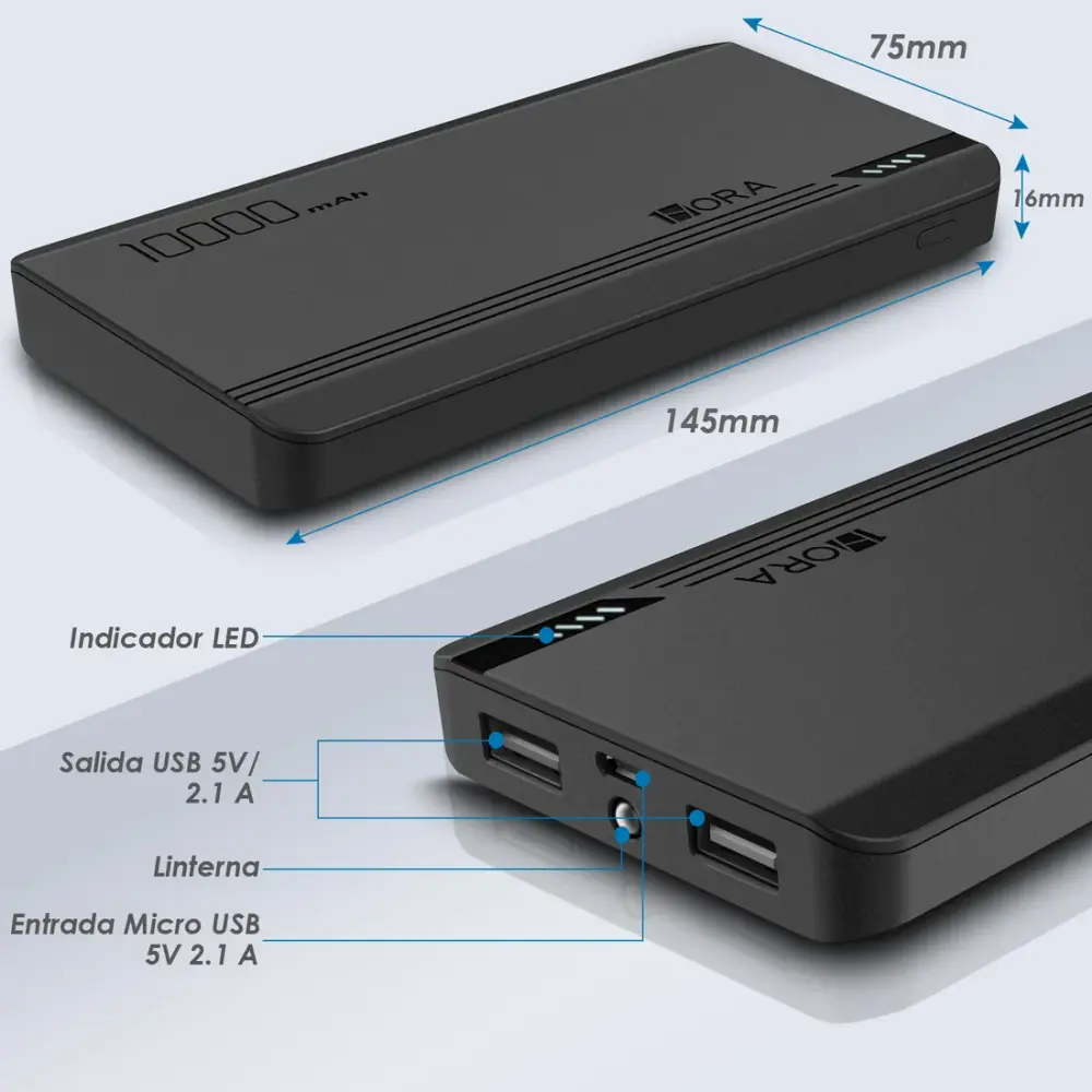 Power bank 10,000mAh - GAR140 1HORA - Image 5