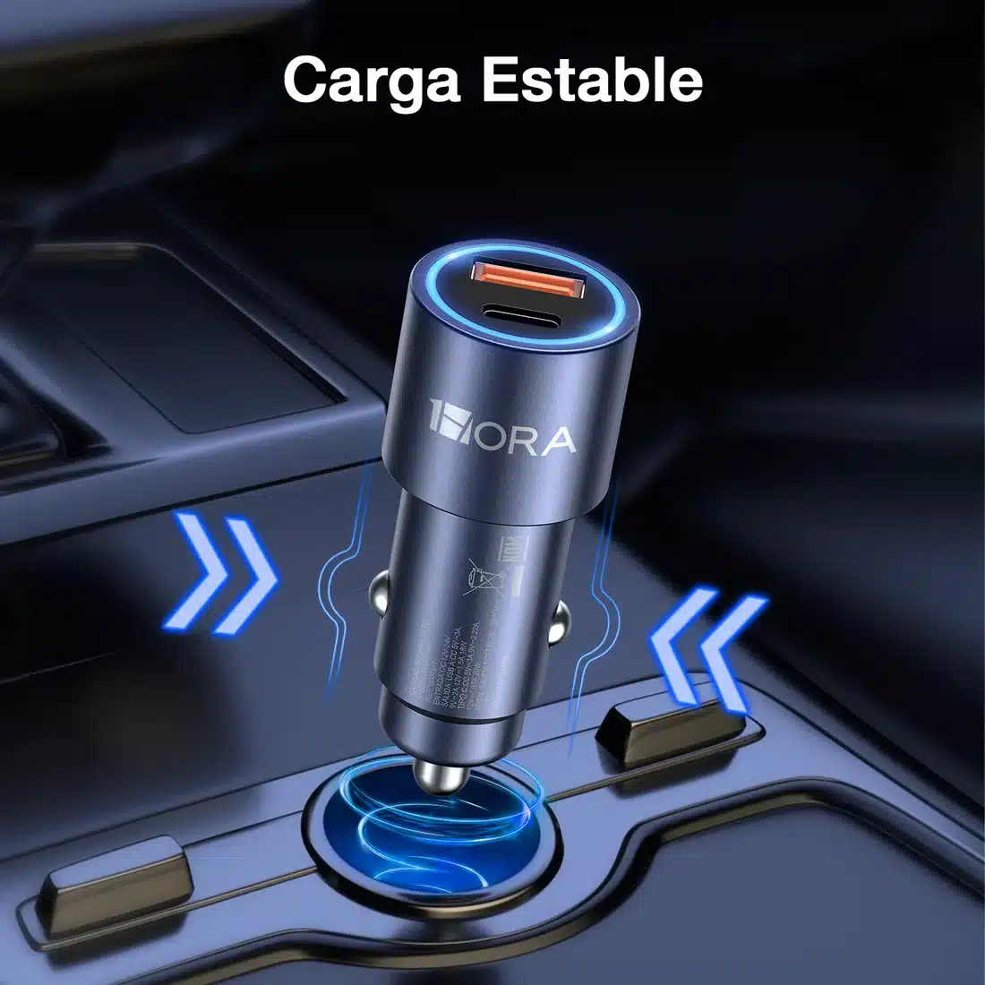cargador para auto 3A tipo C - GAR241 1HORA - Image 4