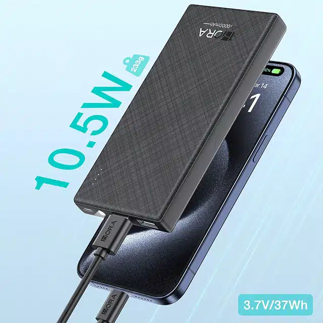 Power bank 10,000mah GAR263 USB incluye luz LED 1HORA - Image 2