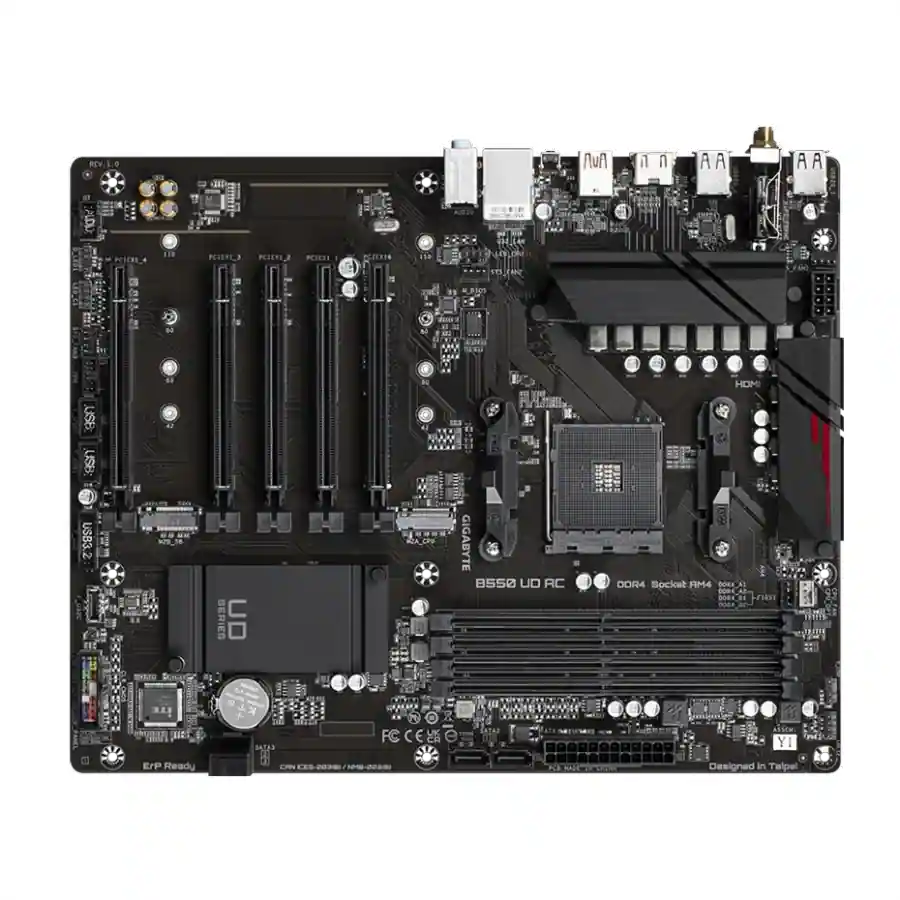 Gigabyte B550 UD AC WIFI ATX AM4 DDR4 2xM.2 PCIe 4.0 WiFi 5 - Image 3