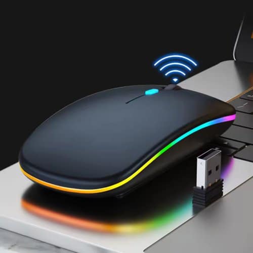 Mouse Inalambrico RGB (Bateria Recargable) - Image 3