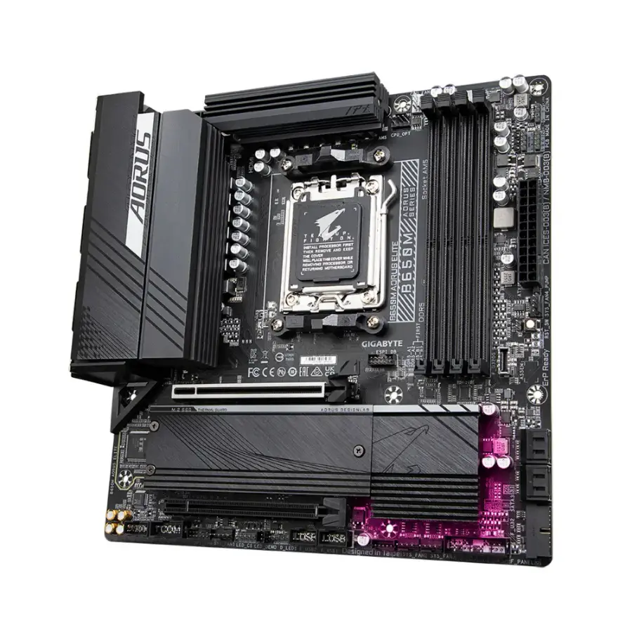 MOTHER AMD B650M AM5 GIGABYTE AORUS ELITE AX 4xDDR5 256GB ATX - Image 3