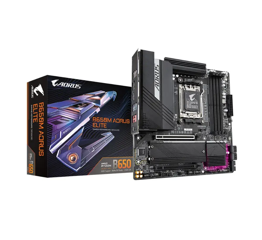 MOTHER AMD B650M AM5 GIGABYTE AORUS ELITE AX 4xDDR5 256GB ATX