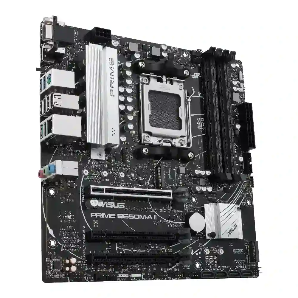 ASUS PRIME B650M-A II Micro-ATX AM5 DDR5 3xM.2 PCIe 5.0