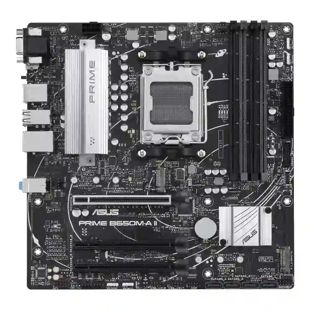 ASUS PRIME B650M-A II Micro-ATX AM5 DDR5 3xM.2 PCIe 5.0 - Image 3