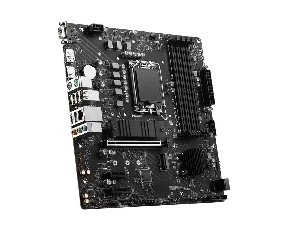 MSI PRO B760M-P Micro-ATX LGA1700 DDR4 2xM.2 PCIe 4.0 - Image 2