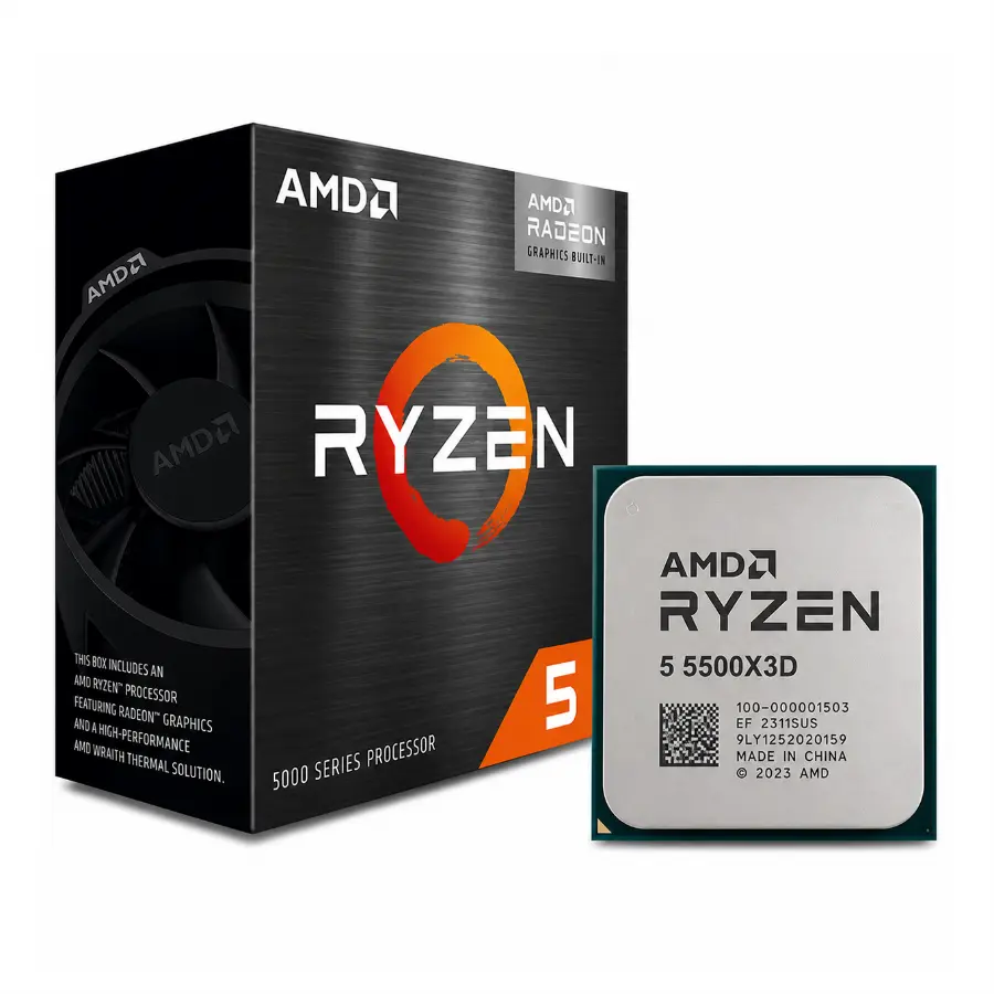 AMD Ryzen 5 5500X3D AM4 4GHz 6 Núcleos