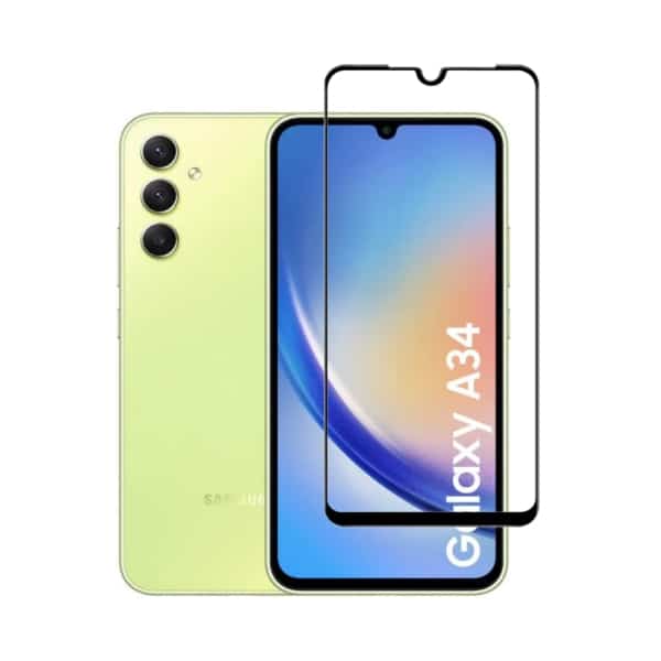 Mica 9D Samsung A34 - Protector de pantalla cristal templado ultra HD