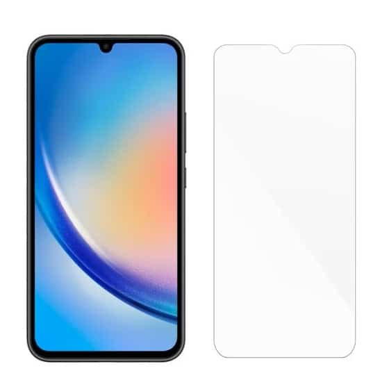 Mica Samsung A34 - Protector de pantalla cristal templado 2.5D 9H