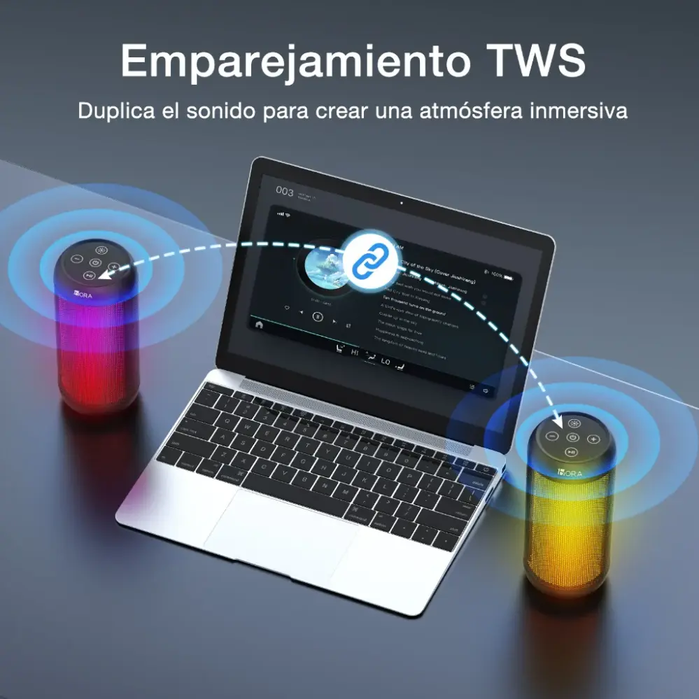 Bocinas Portatil Bluetooth boc242 1HORA - Image 3
