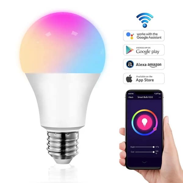 Foco Inteligente - Smart Bulb 9w wifi RGB - Image 4