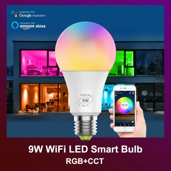 Foco Inteligente - Smart Bulb 9w wifi RGB - Image 3