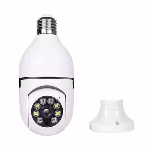 Cámara con Socket, panorama 360 grados 2.4GHz (Wi-Fi) FULL HD 1080P