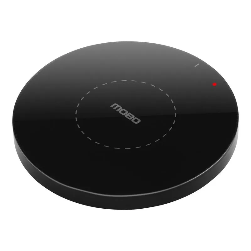 Cargador Inalambrico Circular Negro 10 W MOBO - Image 3