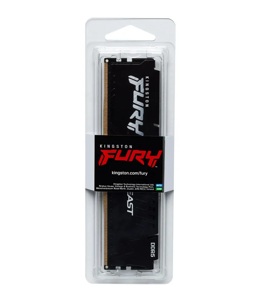 Memoria RAM DDR5 Kingston FURY Beast 16GB 6000MT/s CL36 (1x16)