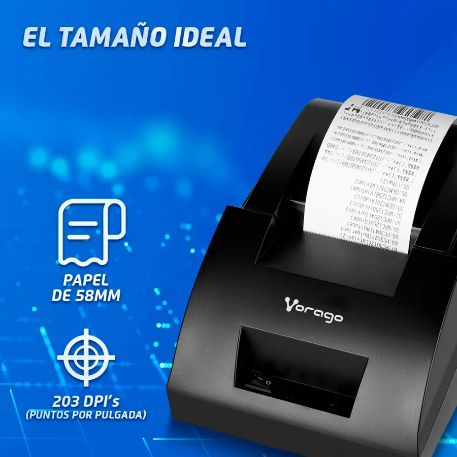 Impresora de Tickets Vorago MNP‑158 - Image 3