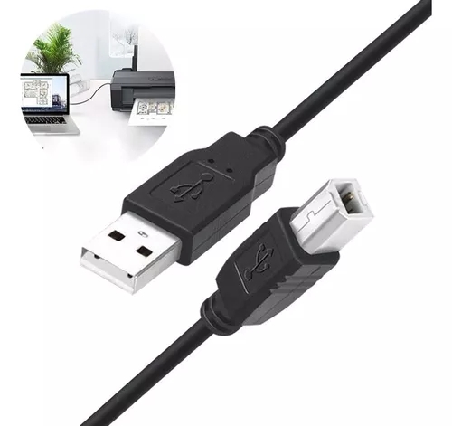Cable para Impresora USB 2.0 A Macho - USB 2.0 B Macho - Image 2