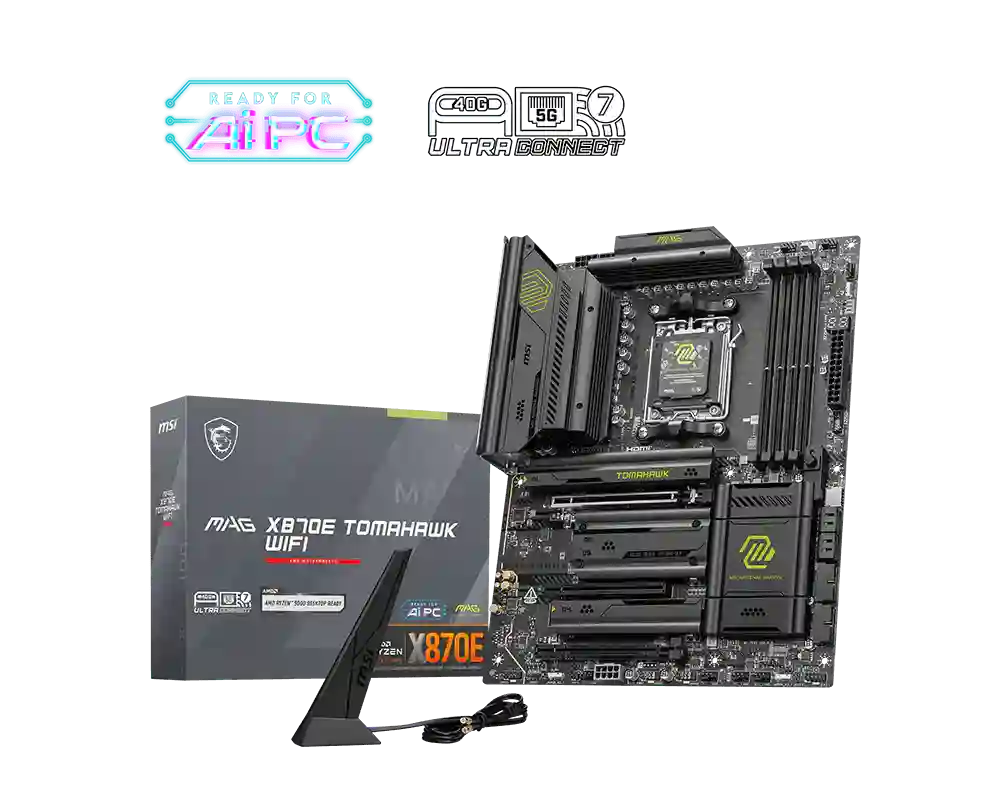 MSI MAG X870E TOMAHAWK WIFI ATX AM5 DDR5 PCIe 5.0 WiFi 7