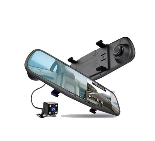 Camara de retrovisor (pantalla HD de 4.3") Full HD 1080p (frontal y trasera ) - Image 2