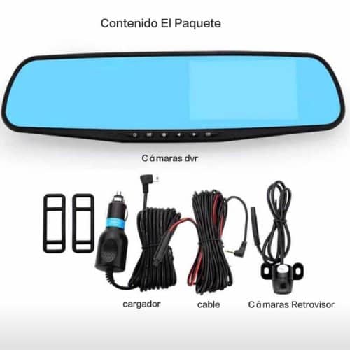 Camara de retrovisor (pantalla HD de 4.3") Full HD 1080p (frontal y trasera ) - Image 4