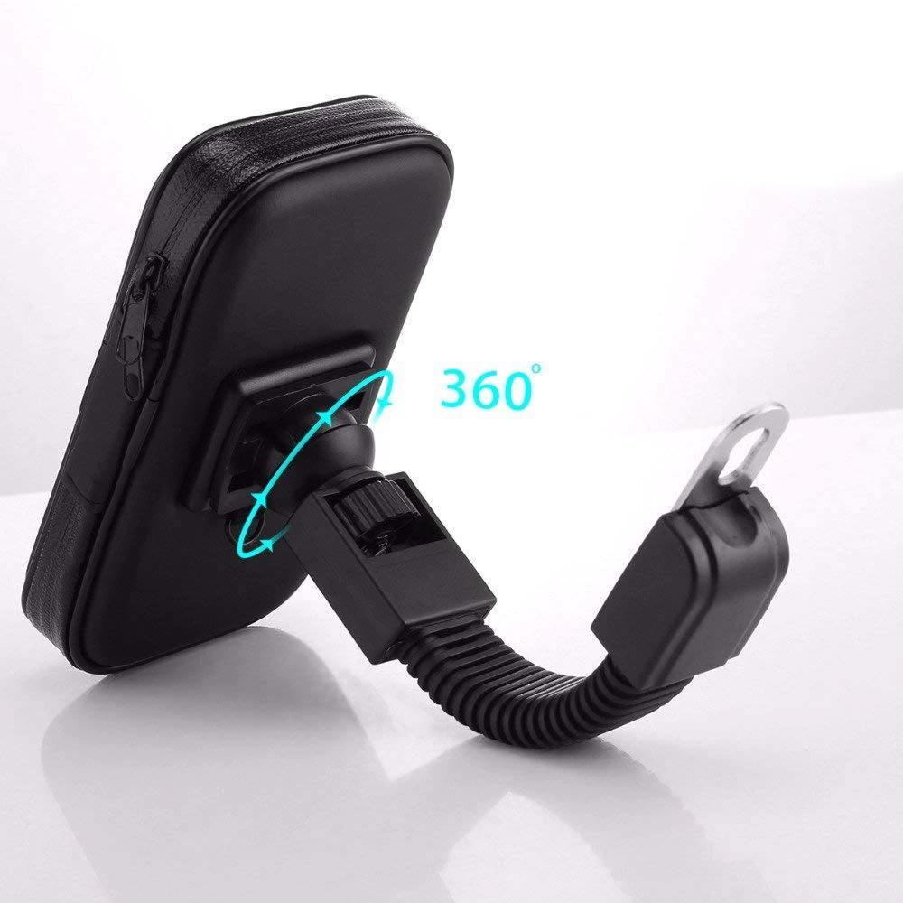 Soporte Con Funda Impermeable Para Espejo De Moto - Image 2