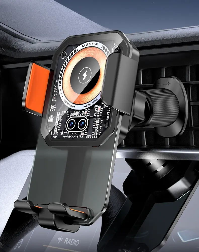Soporte de teléfono inalámbrico para coche 15W - Image 2