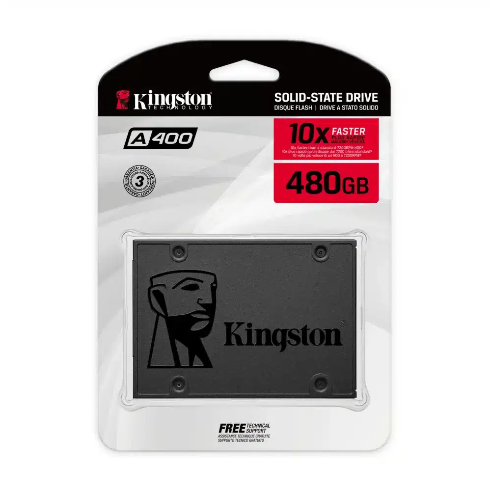 Disco Solido SSD 480GB KINGSTON SATA SA400S37