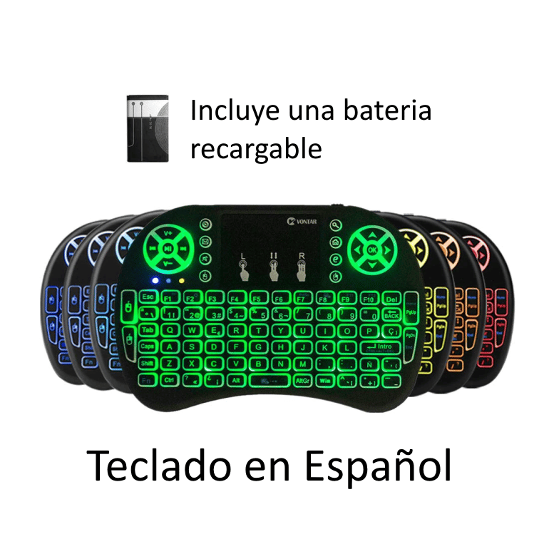 Mini Teclado Inalambrico - Retroiluminado - Image 2