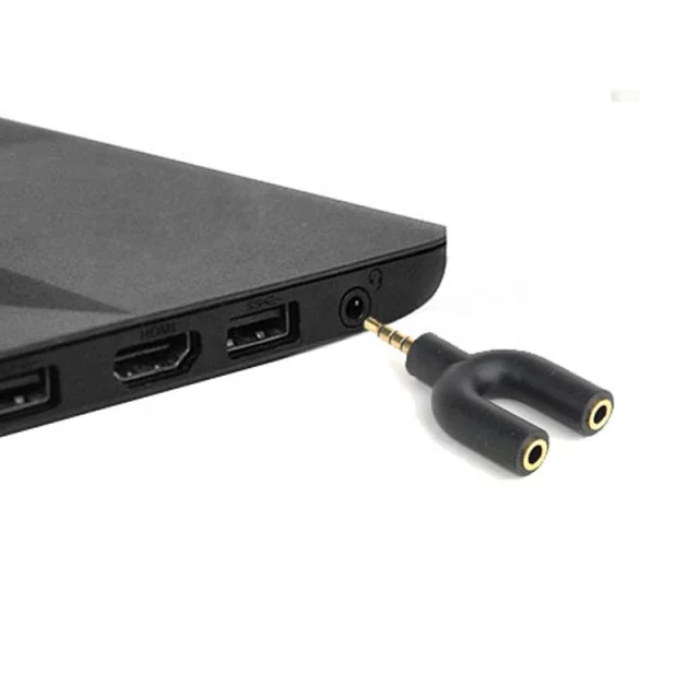 Adaptador Divisor Y Audio Plug 3.5mm a 2.5mm - Image 2